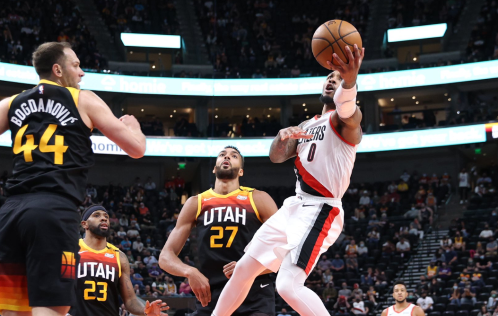  唐斯两双森林狼轻取开拓者锁定西部前六位置  